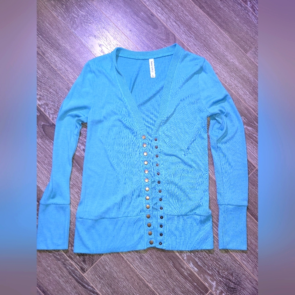 Zenana Outfitters Button-Up Sweater